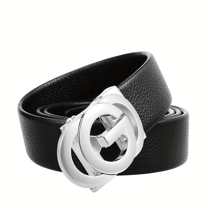 Men's Leather Business Casual Jeans Belt