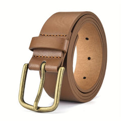 PU Needle Alloy Belt Casual Cowboy Belt Jeans Belt For Men