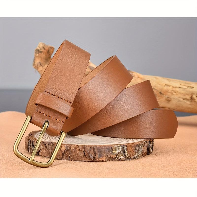 PU Needle Alloy Belt Casual Cowboy Belt Jeans Belt For Men