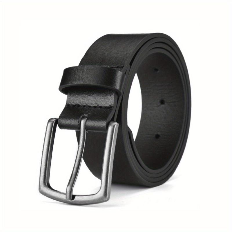 PU Needle Alloy Belt Casual Cowboy Belt Jeans Belt For Men