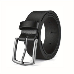PU Needle Alloy Belt Casual Cowboy Belt Jeans Belt For Men