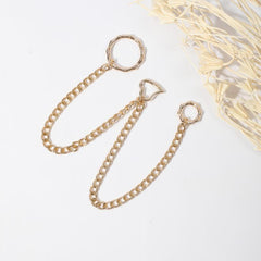 Men's Bamboo Circle Love Pants Chain Belt Direction
