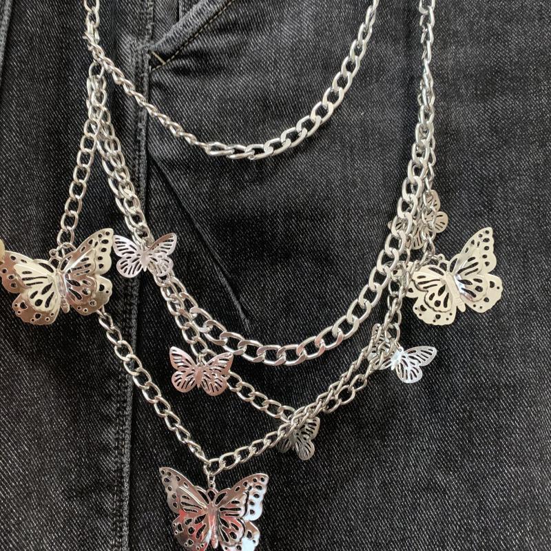 Butterfly Charm Tassel Chain for Pants Decoration
