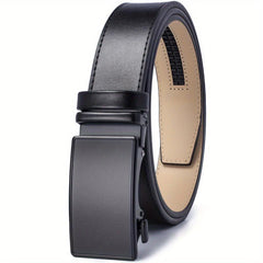 YOORAN Men's Ratchet Leather Dress Belt, Cut-to-Fit, 1.7 x 62.2
