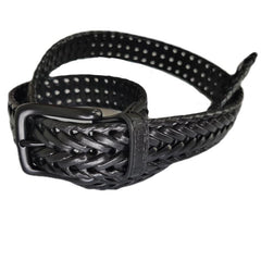 Men's Leather Buckle Belt for Outdoor Party