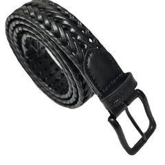 Men's Leather Buckle Belt for Outdoor Party