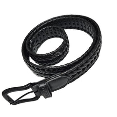 Men's Leather Buckle Belt for Outdoor Party