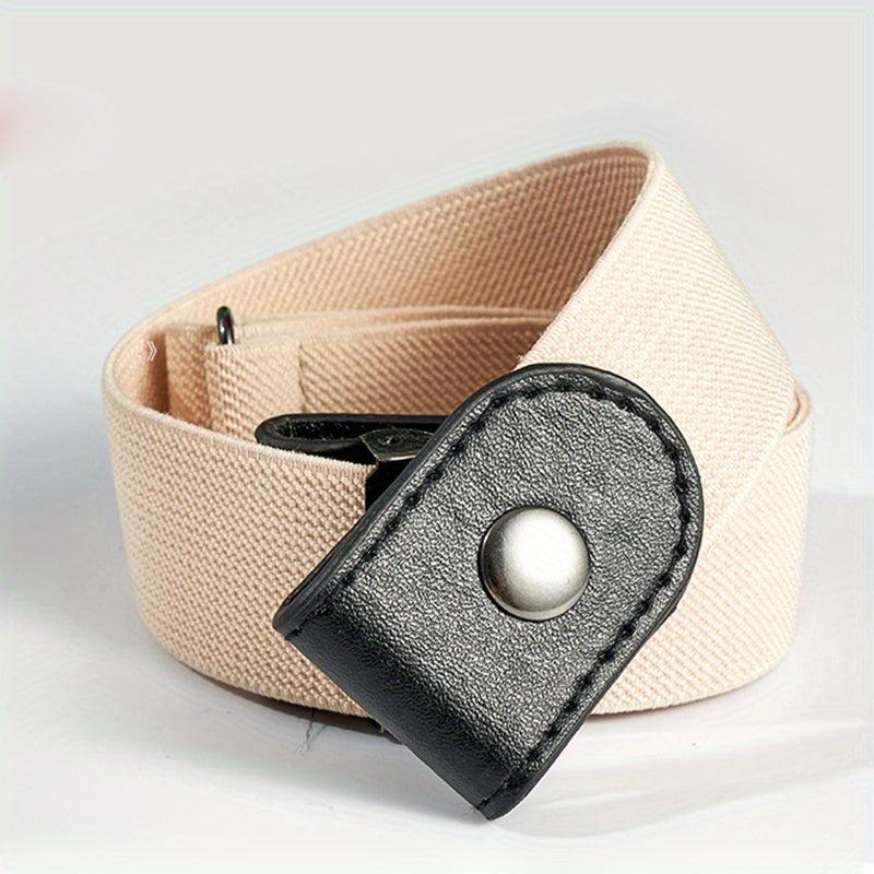 No Buckle Stretch Elastic Waist Belt for Jeans Pants