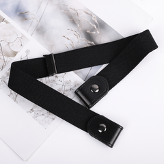 No Buckle Stretch Elastic Waist Belt for Jeans Pants