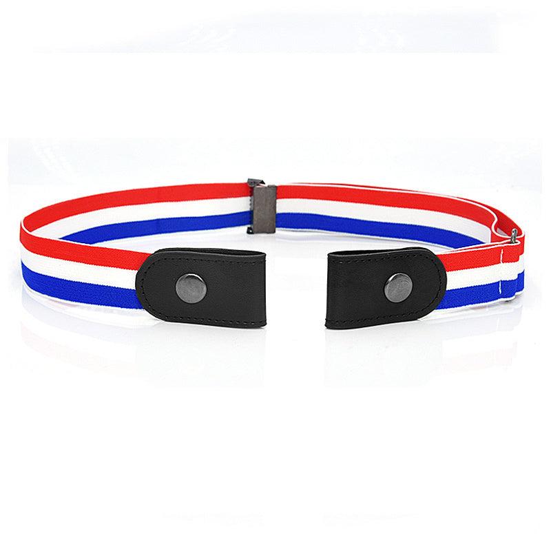 No Buckle Stretch Elastic Waist Belt for Jeans Pants