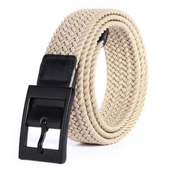 Japanese Buckle Pin Buckle Men's Woven Belt