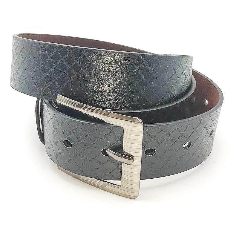 Men's Casual Leather Belt Square Buckle Christmas Gift