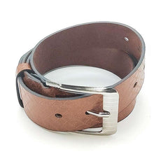 Men's Casual Leather Belt Square Buckle Christmas Gift