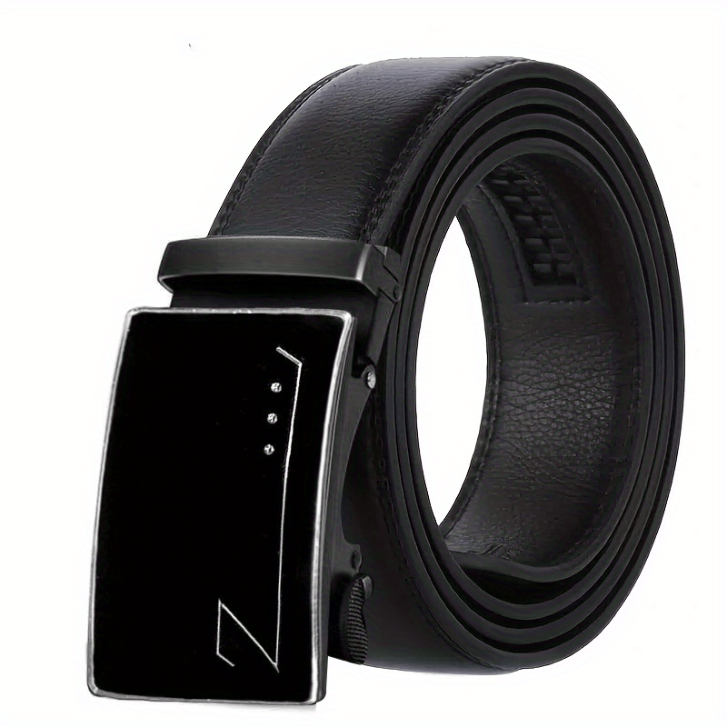 Men's Casual Belt with Automatic Buckle