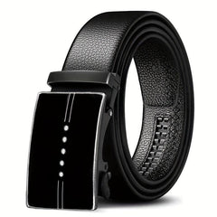 Men's Casual Belt with Automatic Buckle