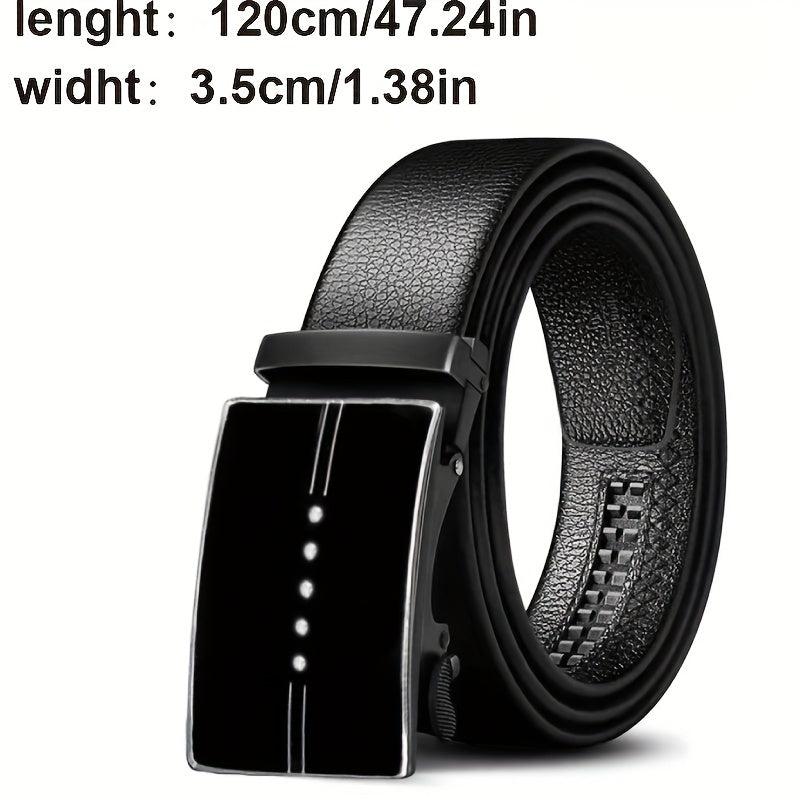 Men's Casual Belt with Automatic Buckle