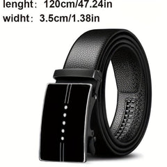 Men's Casual Belt with Automatic Buckle