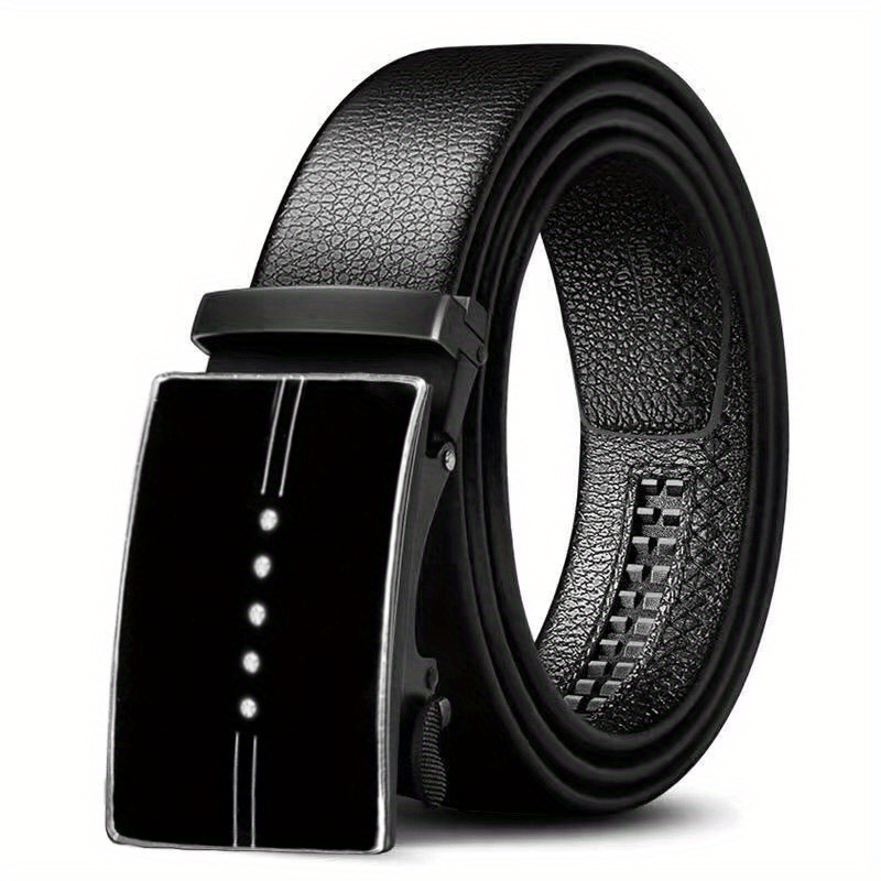 Men's Casual Belt with Automatic Buckle
