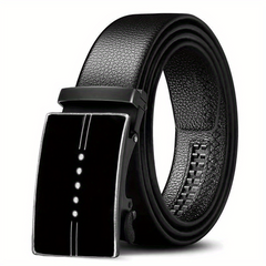 Men's Casual Belt with Automatic Buckle