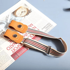 No Buckle Stretch Elastic Waist Belt For Jeans Pants