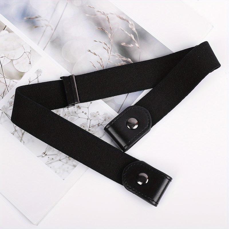 No Buckle Stretch Elastic Waist Belt For Jeans Pants
