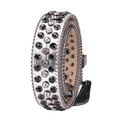 Sparkle Studded Rhinestone Western Cowboy Belt