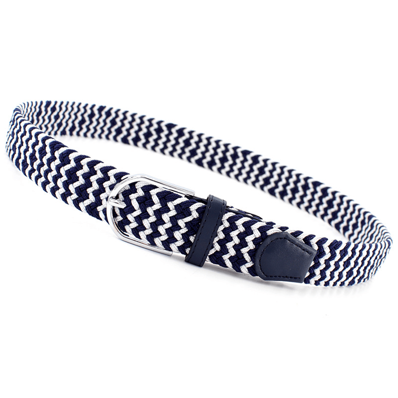 Men's Casual Woven Belt Pants Decorative Belt