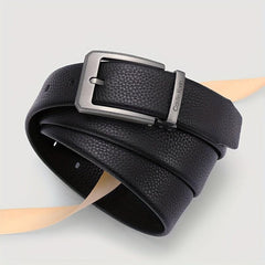 Men's Leather Belt Insert Buckle Casual Business Cowhide Belt