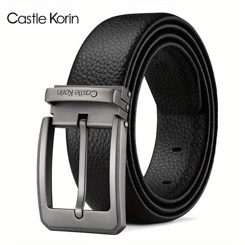Men's Leather Belt Insert Buckle Casual Business Cowhide Belt