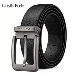 Men's Leather Belt Insert Buckle Casual Business Cowhide Belt