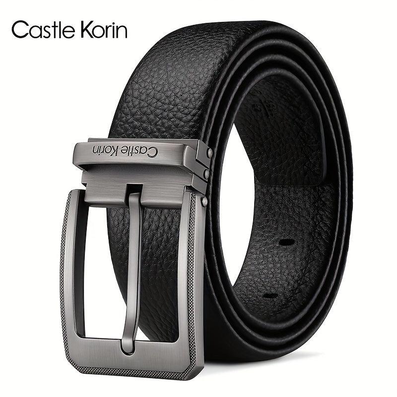 Men's Leather Belt Insert Buckle Casual Business Cowhide Belt