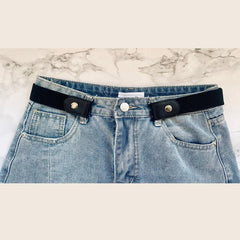 Seamless Elastic Invisible Jeans Belt for Men and Women
