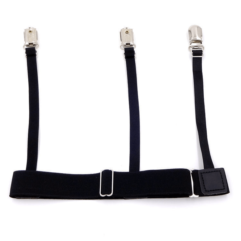 Men Shirt Stays Belt, Non-slip Clips, Keep Shirt Tucked