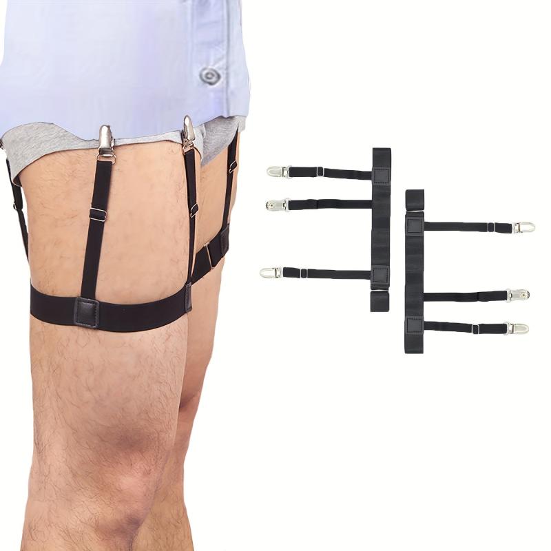 Men Shirt Stays Belt, Non-slip Clips, Keep Shirt Tucked