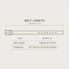 Men's Casual Belt PU Leather Belt
