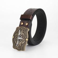 Men's Casual Belt PU Leather Belt