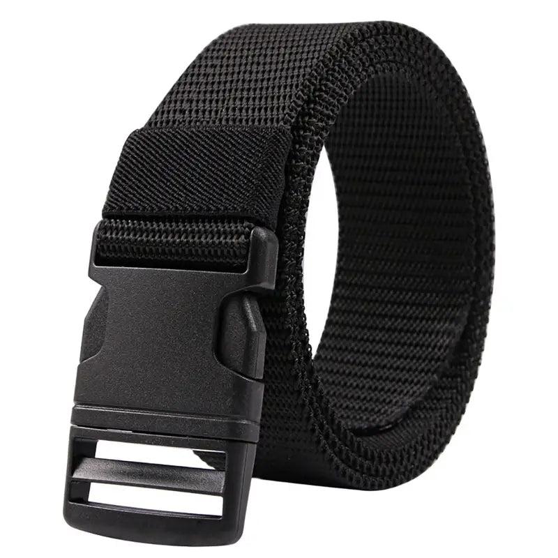 Men's Nylon Canvas Belt Military Tactical Outdoor Webbing Belt