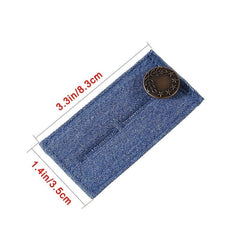 5pcs Elastic Waist Extender for Pants Jeans Trousers Waistband Expander