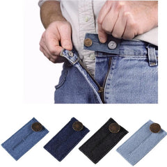 5pcs Elastic Waist Extender for Pants Jeans Trousers Waistband Expander