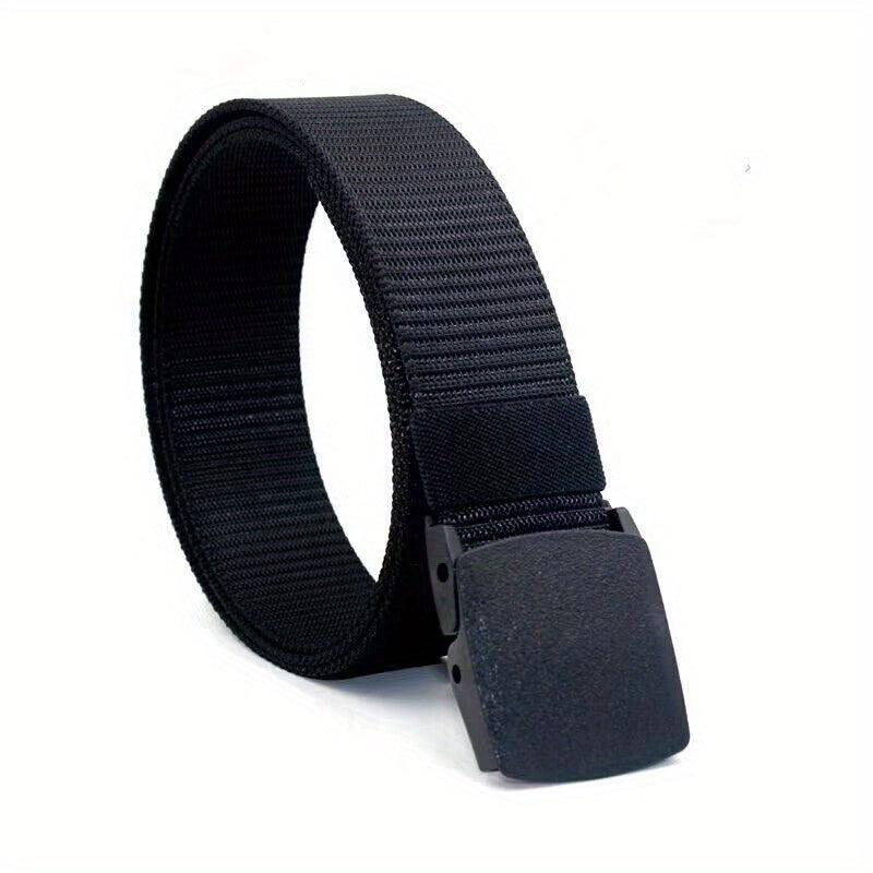Men's Canvas Belt with Plastic Buckle - Outdoor Casual Breathable Belt