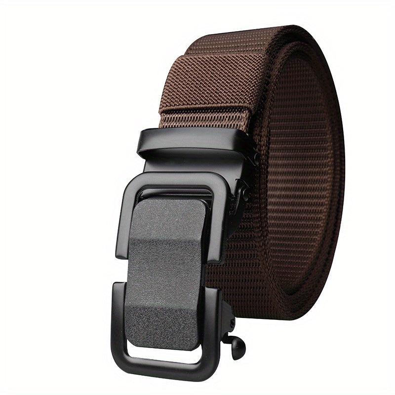 Men's Outdoor Training Belt Nylon Webbing Metal Buckle Work Belt