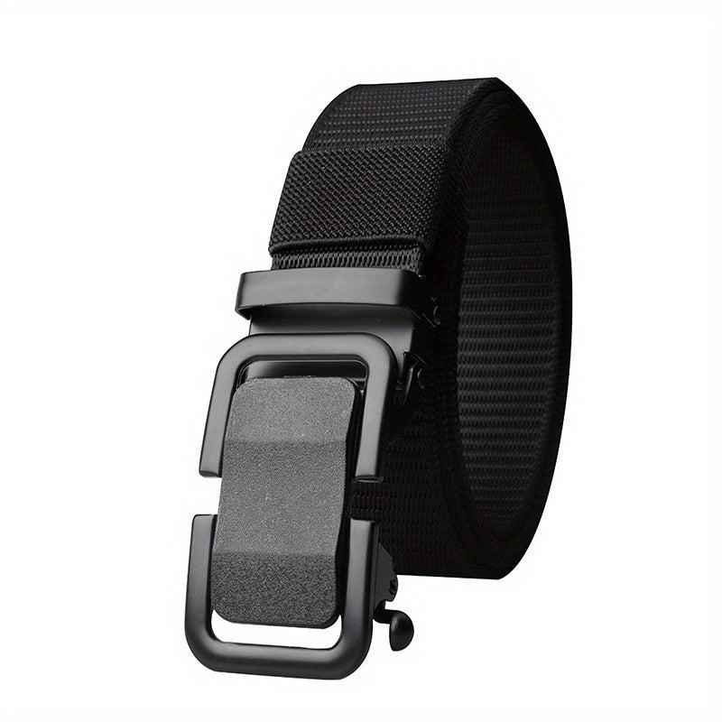 Men's Outdoor Training Belt Nylon Webbing Metal Buckle Work Belt
