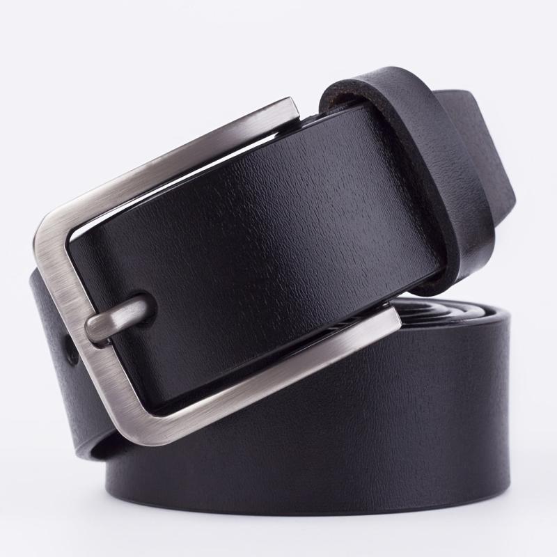 Men's Leather Belt Pin Buckle Waist Strap