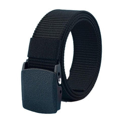 Men's Non Metal Non Magnetic Buckle Nylon Belt