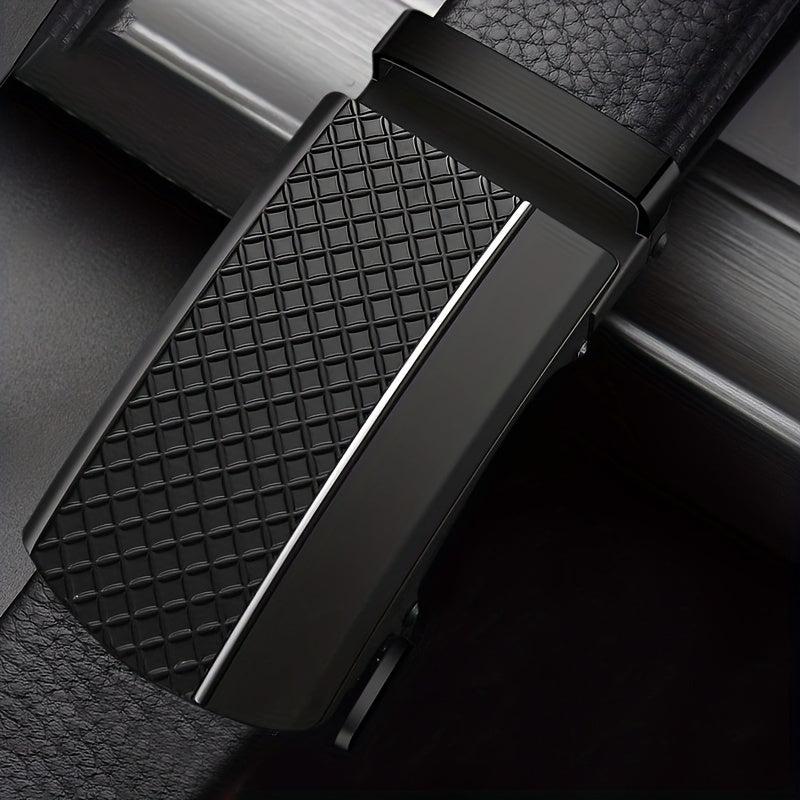 Men's PU Auto Buckle Belt Wedding Daily