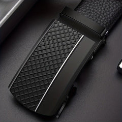 Men's PU Auto Buckle Belt Wedding Daily