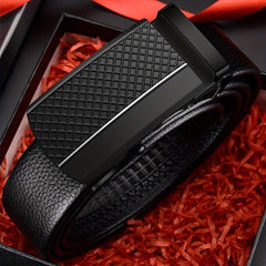 Men's PU Auto Buckle Belt Wedding Daily