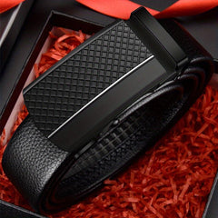 Men's PU Auto Buckle Belt Wedding Daily
