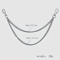 Men's Pants Chain Punk Hip Hop Pants Chain Waist Chain