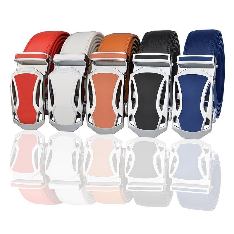 Sports Car Style Automatic Buckle Men's Business Casual Belt